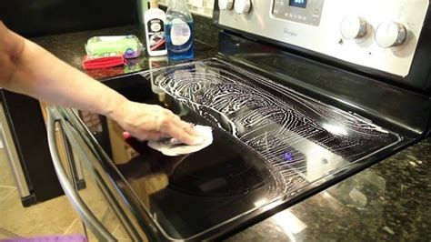 best way to clean ge profile stove top